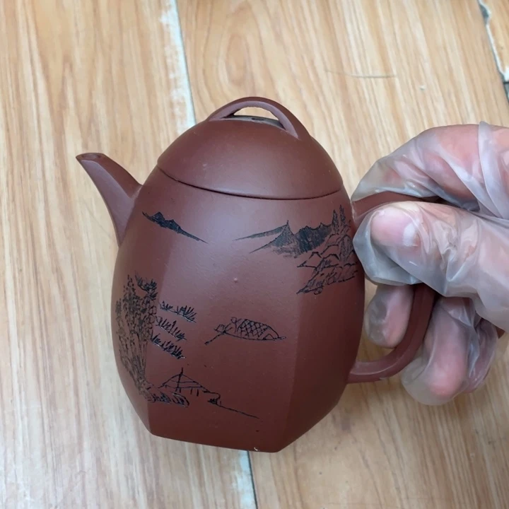 茶壶紫砂宜兴紫光