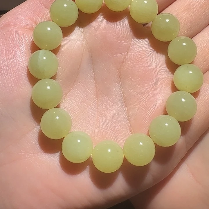 和田玉（黄玉）未镶嵌手串