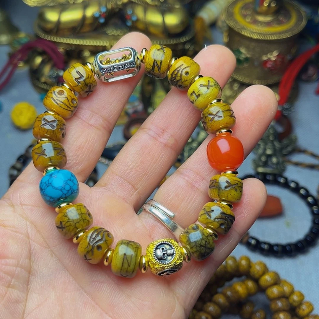 【闪购商品】颈饰玻璃普提手串/普提108