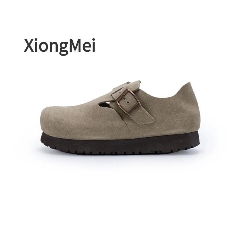 【手工全包鞋】新款勃肯4cm厚底女款高能感时尚百搭休闲勃肯鞋