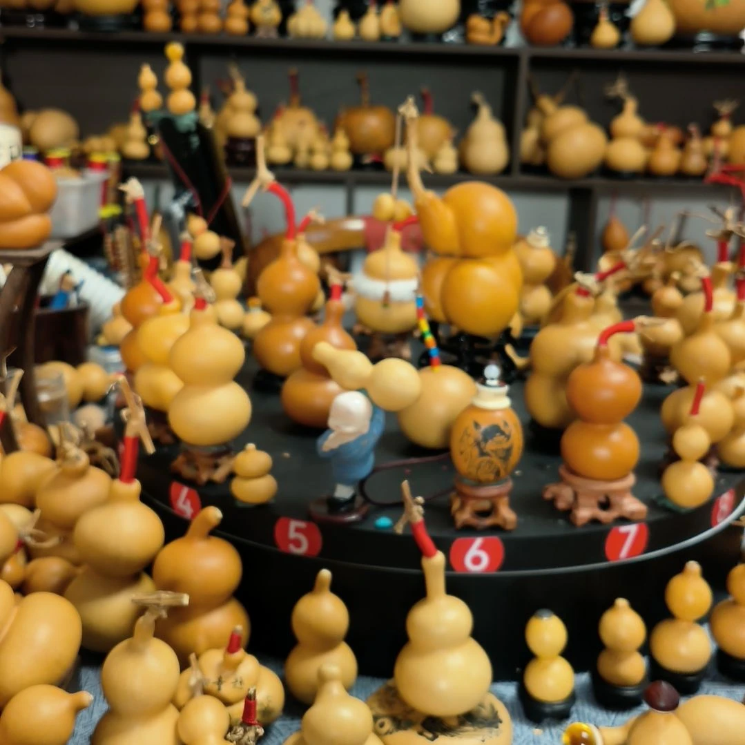 粉***肉葫芦福禄双全手把件