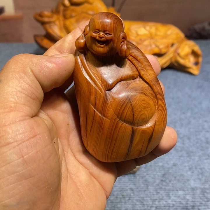 柏木（崖柏）木雕工艺品摆件家居手把件崖柏