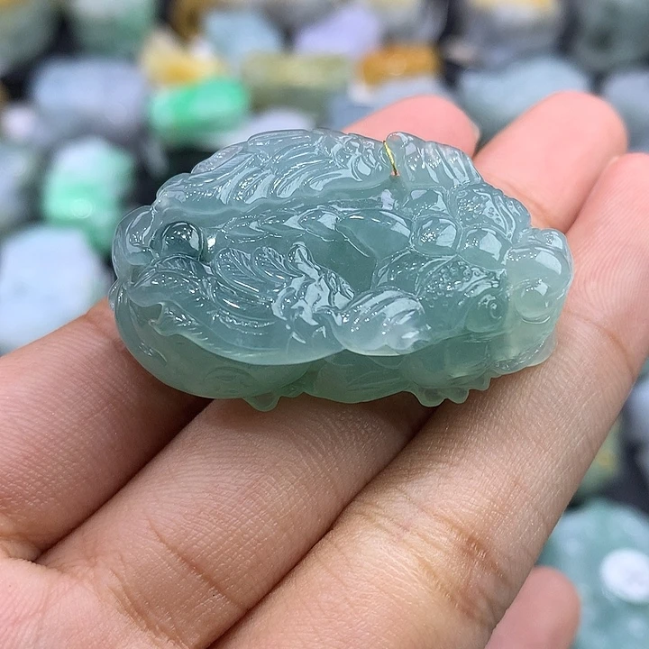 翡翠未镶嵌颈饰天然缅甸翡翠（新货4）