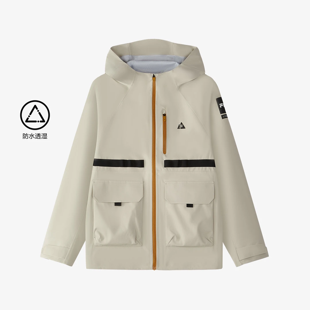 FILA KIDS斐乐男大童户外系列防水透湿锁织外套K12B513704F