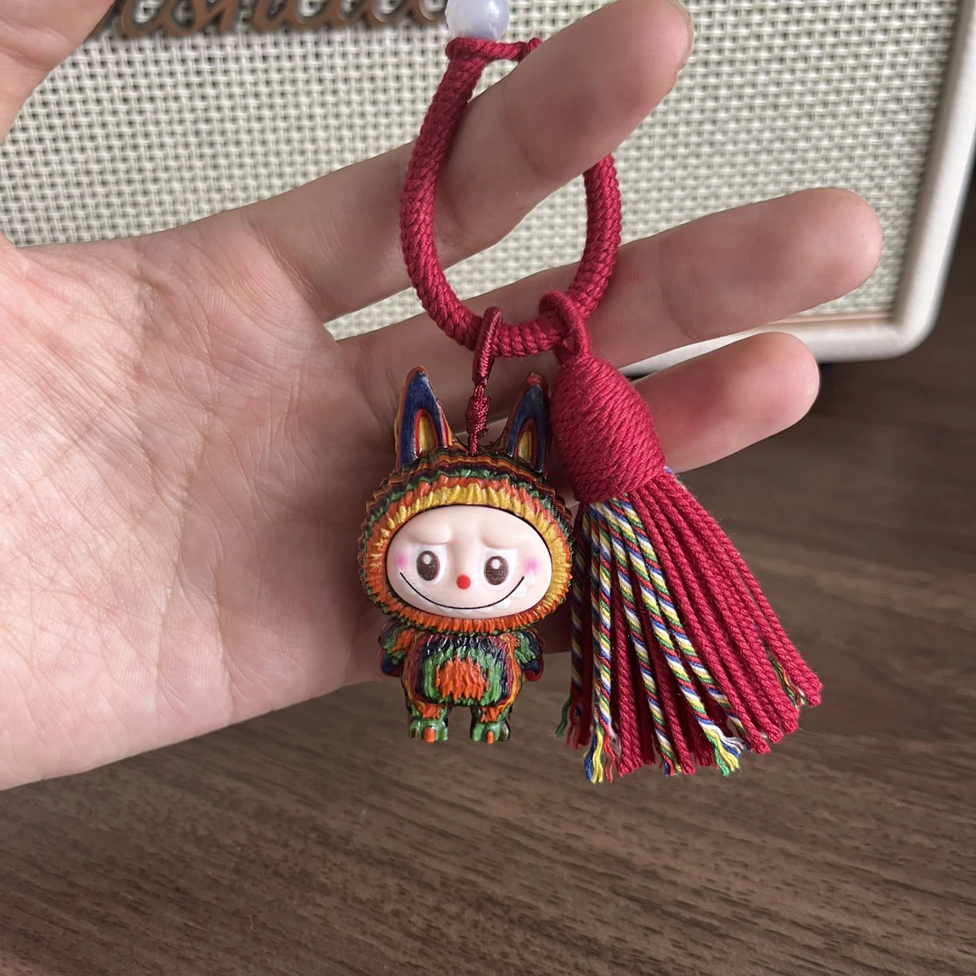 彩虹色可爱小拉手工摆件送礼手工