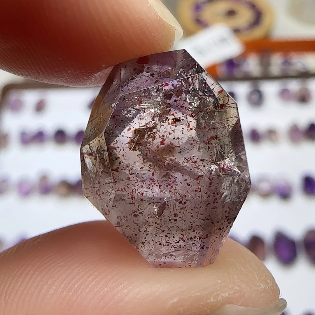 珠宝半成品水晶未镶嵌超七随形