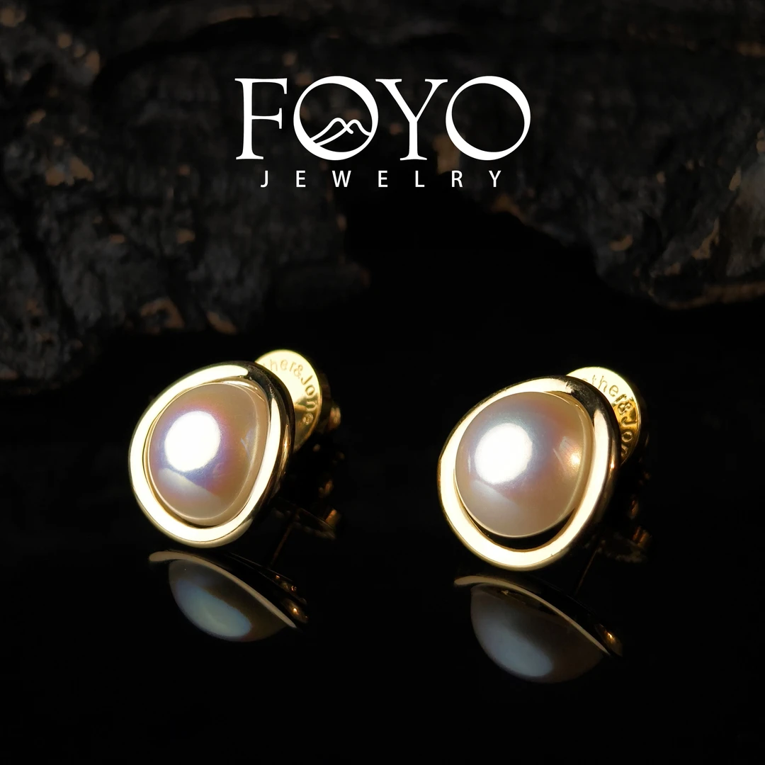 7002 人鱼姬高亮珠耳钉