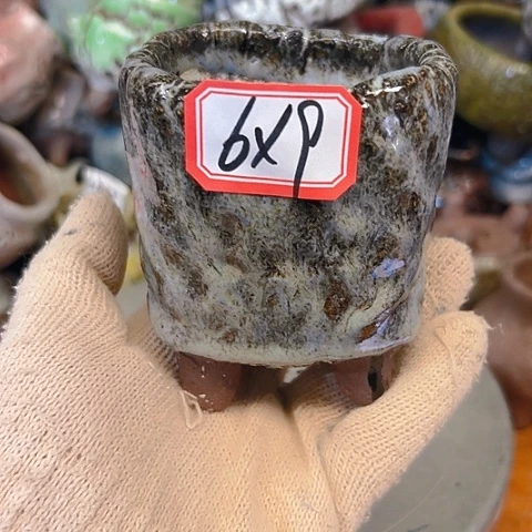 粗陶花盆手工花盆制作就这样