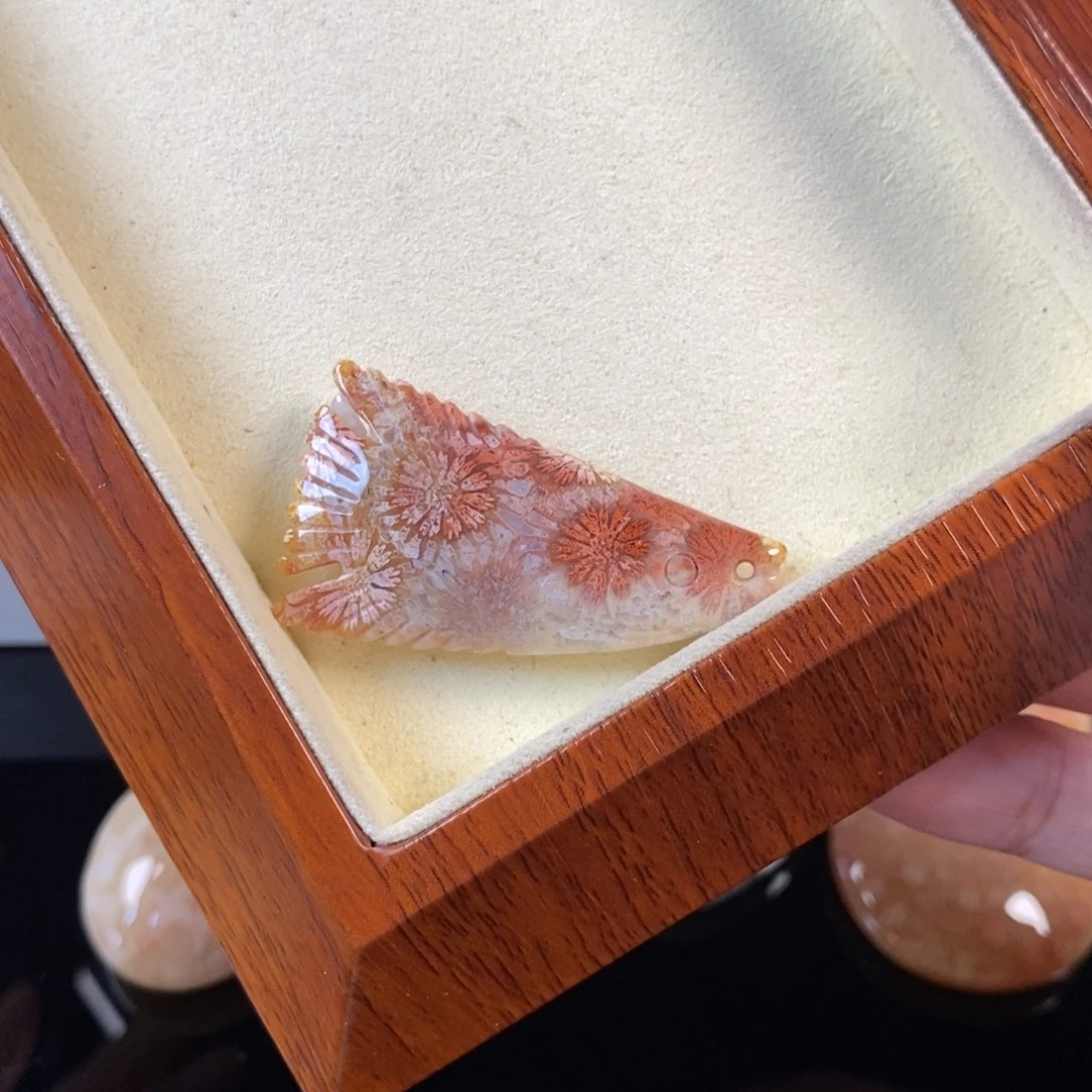 硅化珊瑚（珊瑚玉）未镶嵌颈饰150