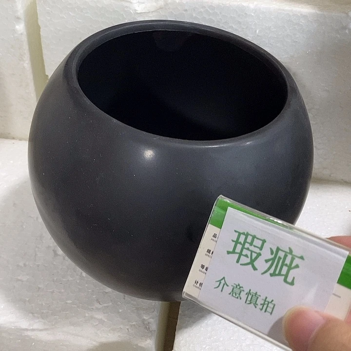 紫砂花盆多肉瑕疵盆有孔。