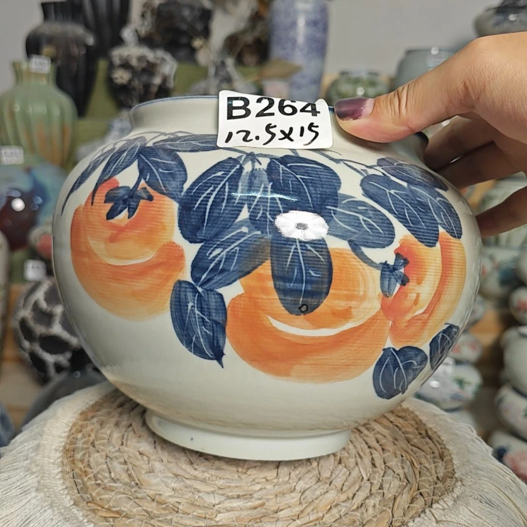 有孔 景德镇纯手工制作 B264 瑕