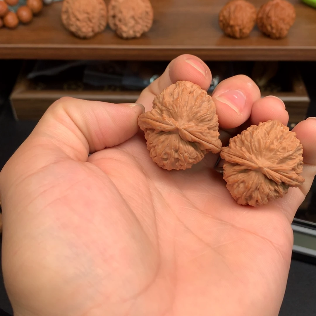 把件文玩核桃35白狮子