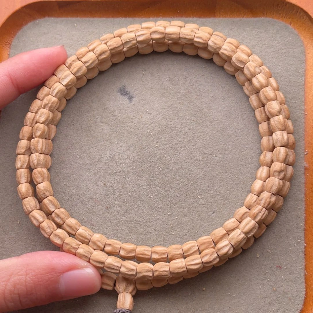 柏香籽/百香籽手串高桩多棱顺 5.7