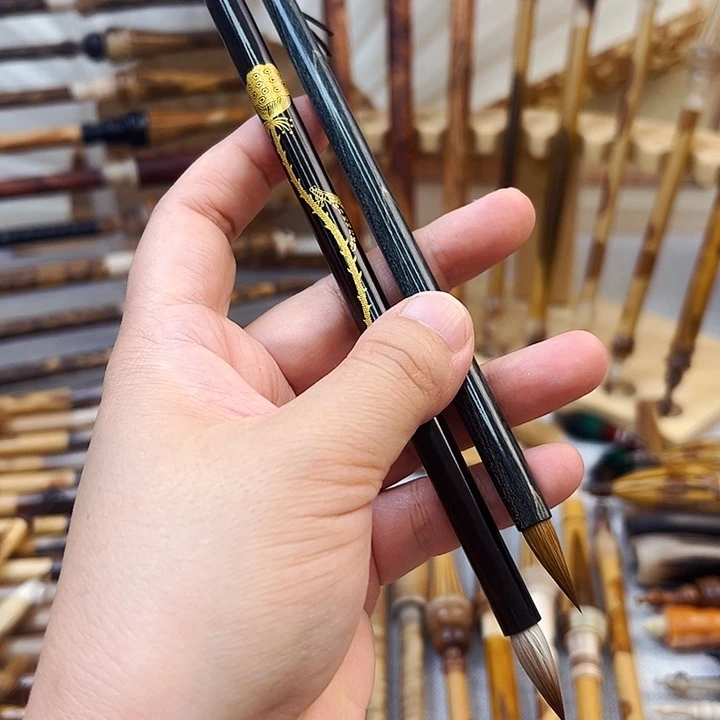 纯狼毫小尾作品毛笔