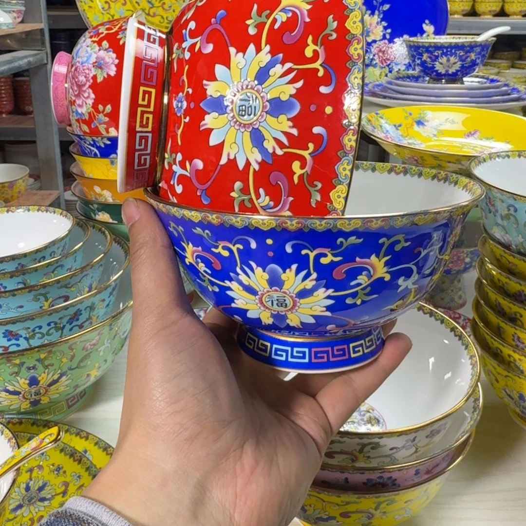 其他陶瓷两个6英寸高脚面碗