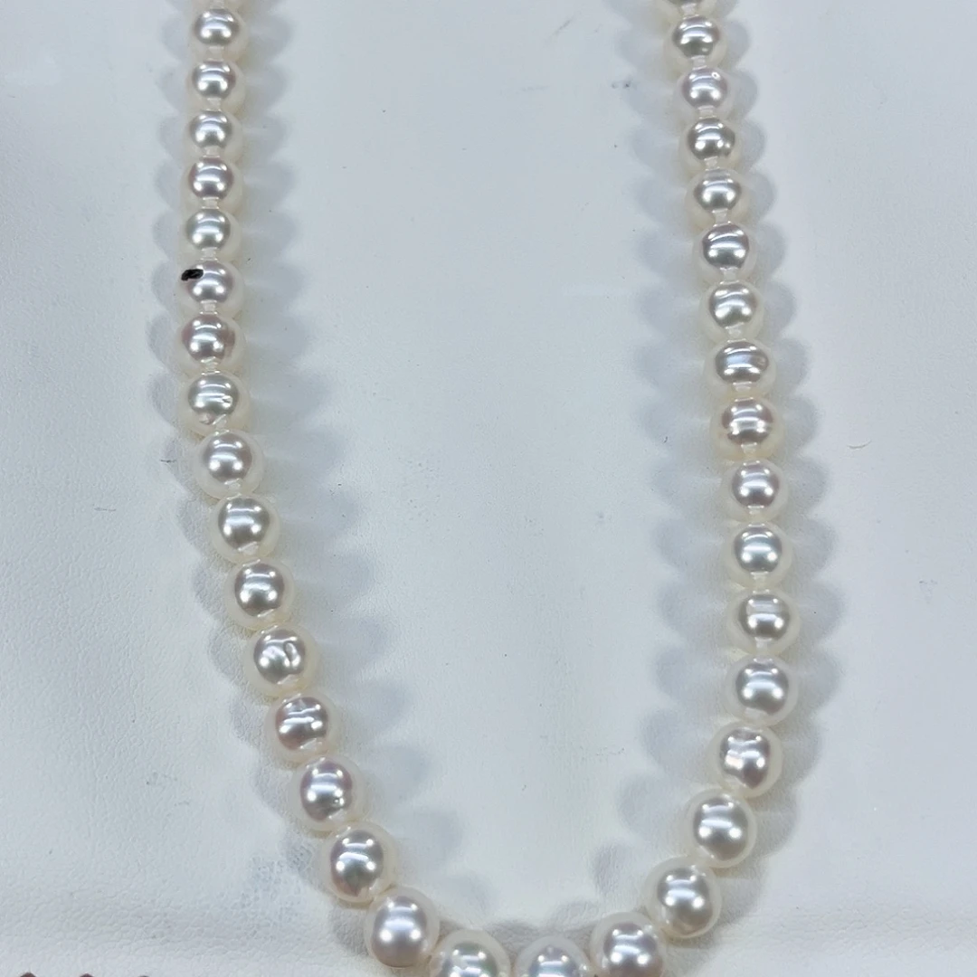 有***女颈饰银S925镶嵌淡水珍珠