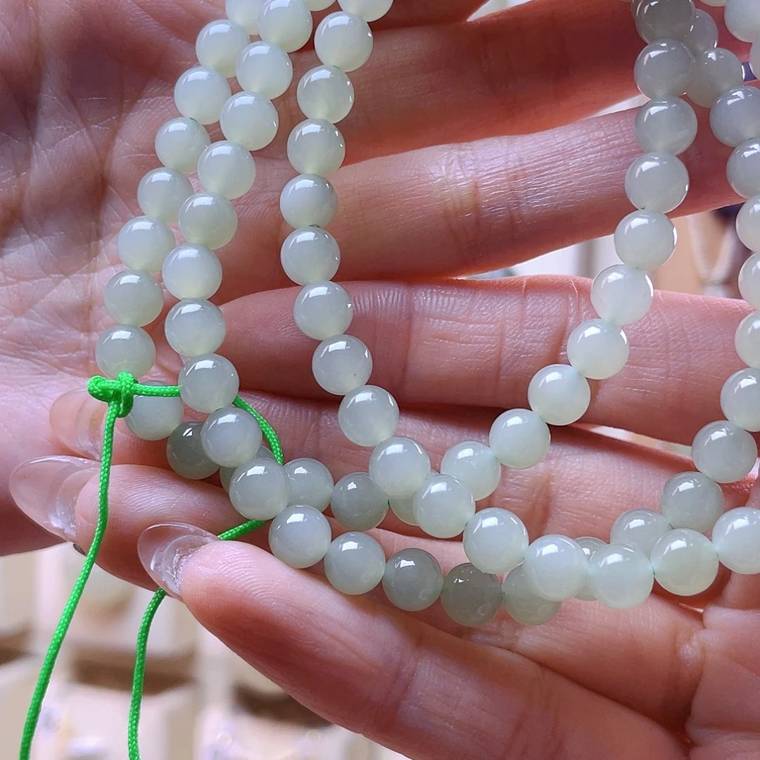 和田玉手串未镶嵌