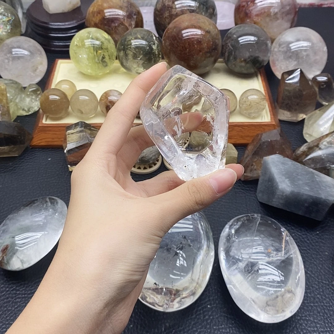 水晶未镶嵌珠宝半成品225水晶石