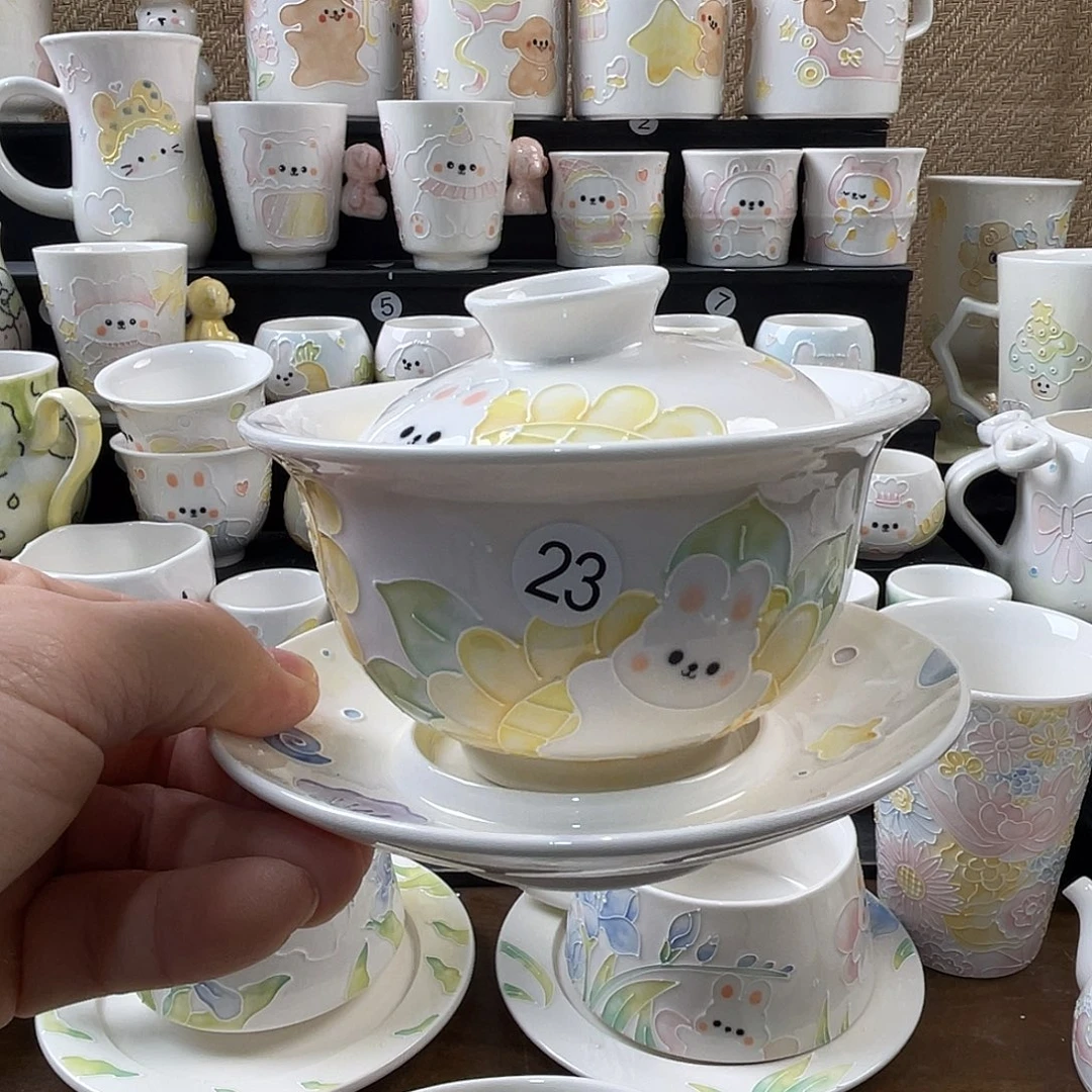 漫甜手工陶瓷杯子23
