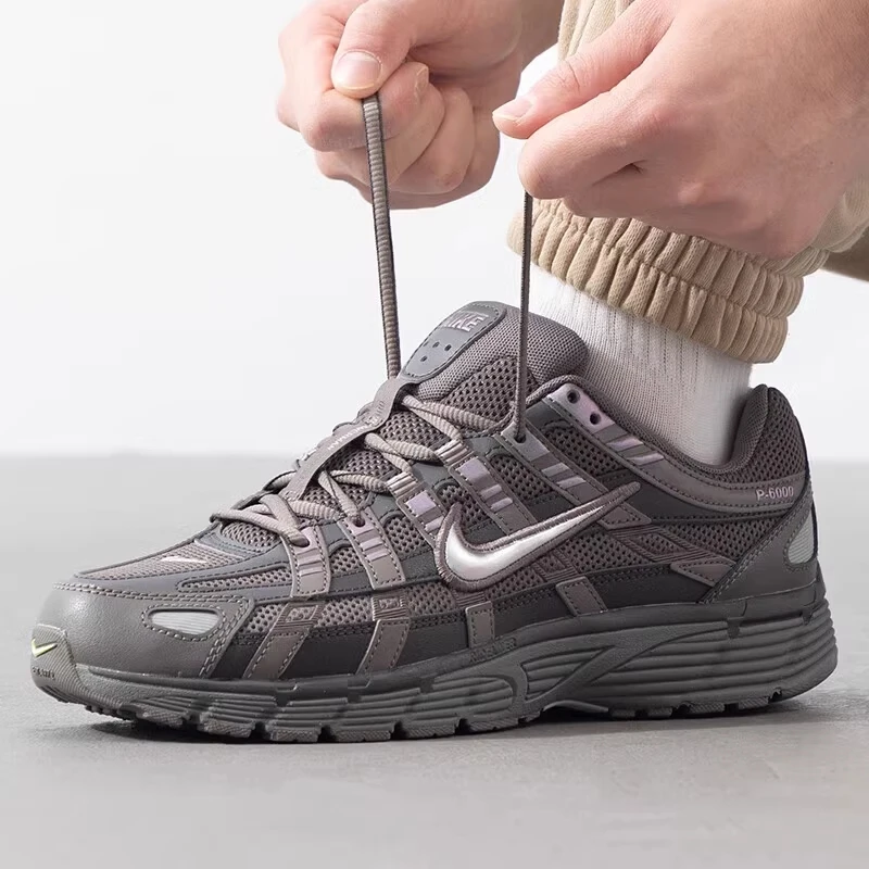 NIKE/耐克男鞋 P-6000复古休闲老爹鞋网面运动跑步鞋CD6404202