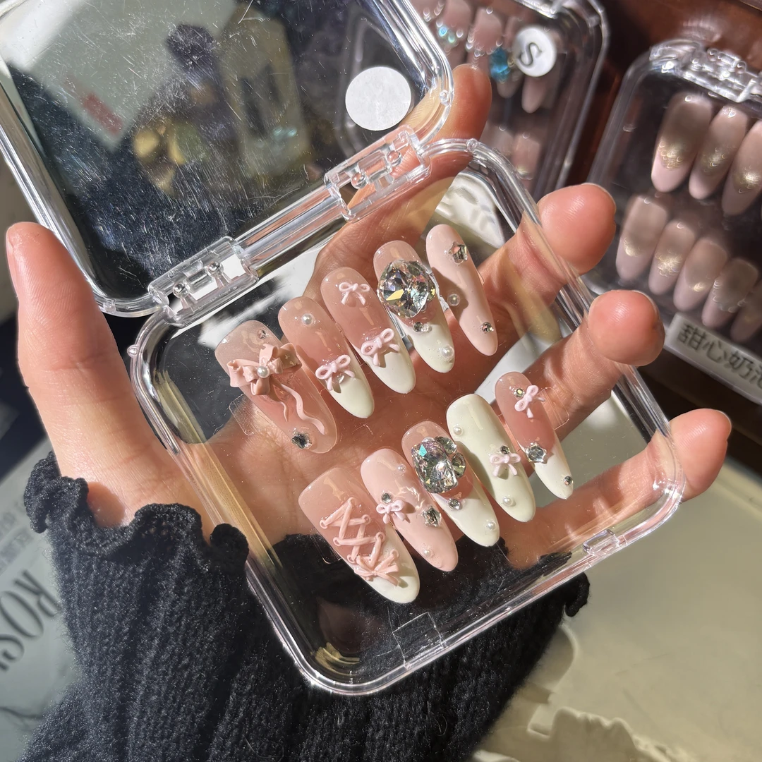 【备注编号】星露手工穿戴甲直播默过款链接 NO退NO 换【下单备注】