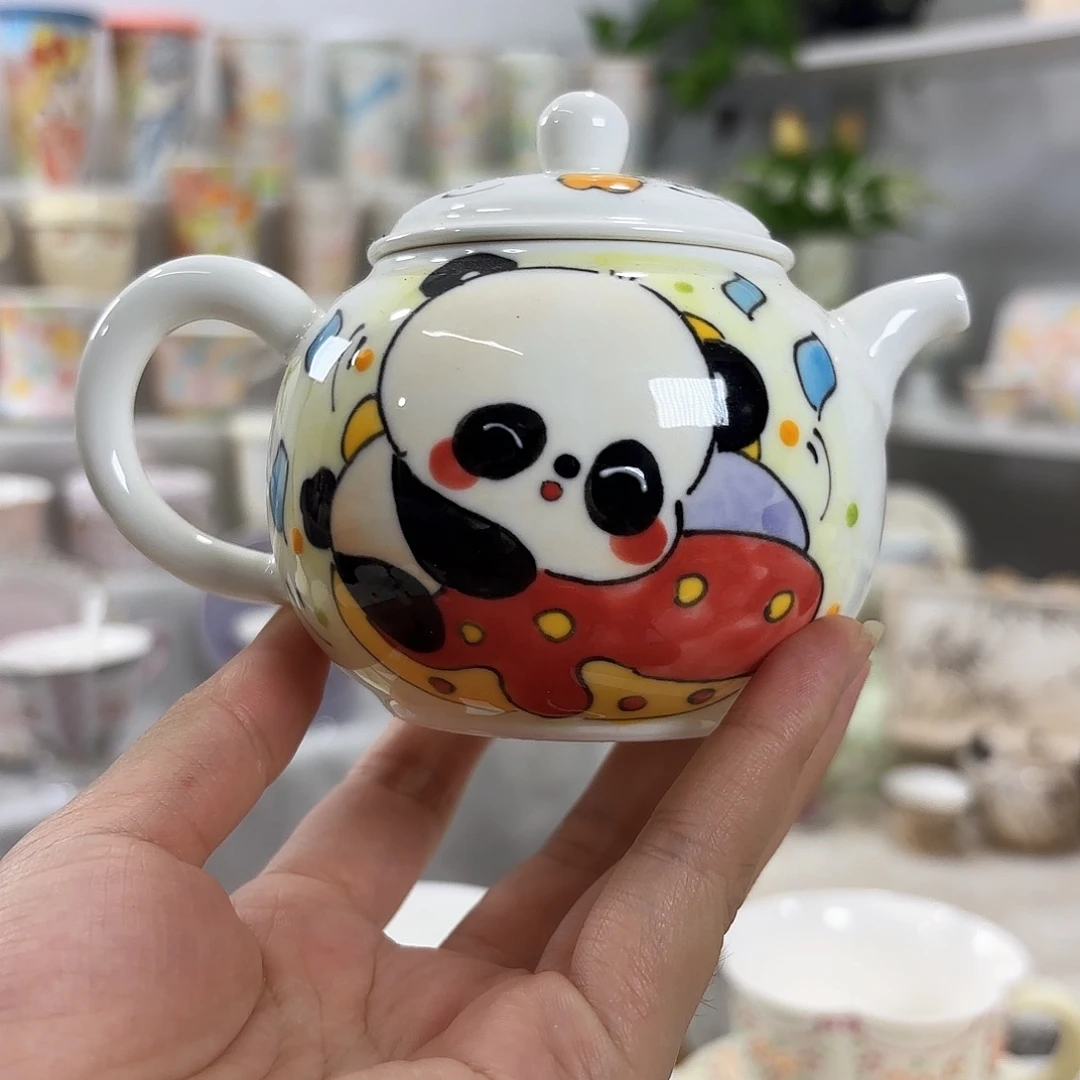 手绘创意高温釉下彩陶瓷