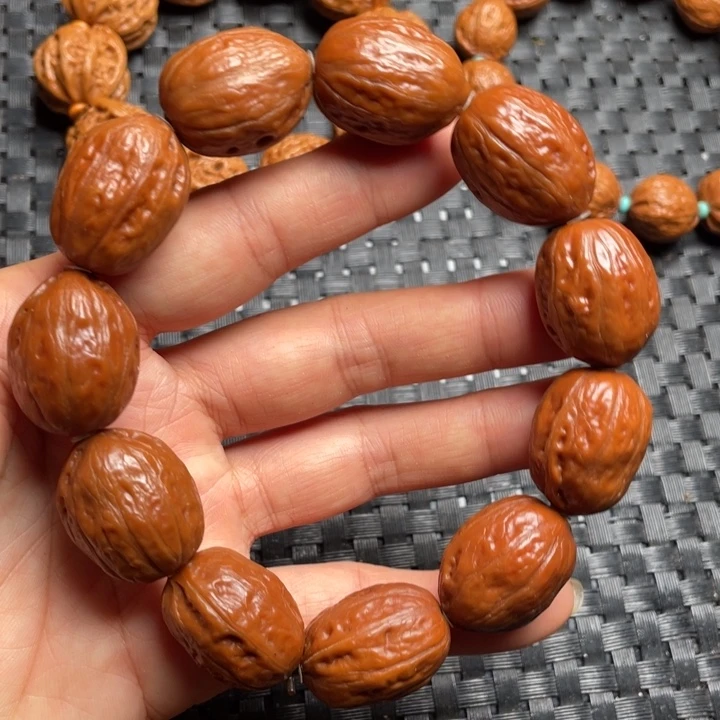 旺***旺大枣手串核桃手串