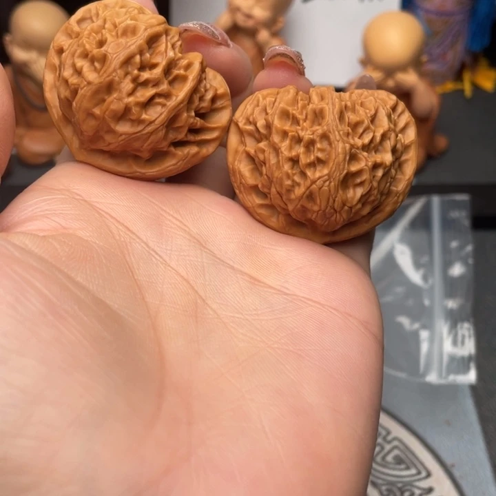 文玩核桃把件宫灯41尺有修