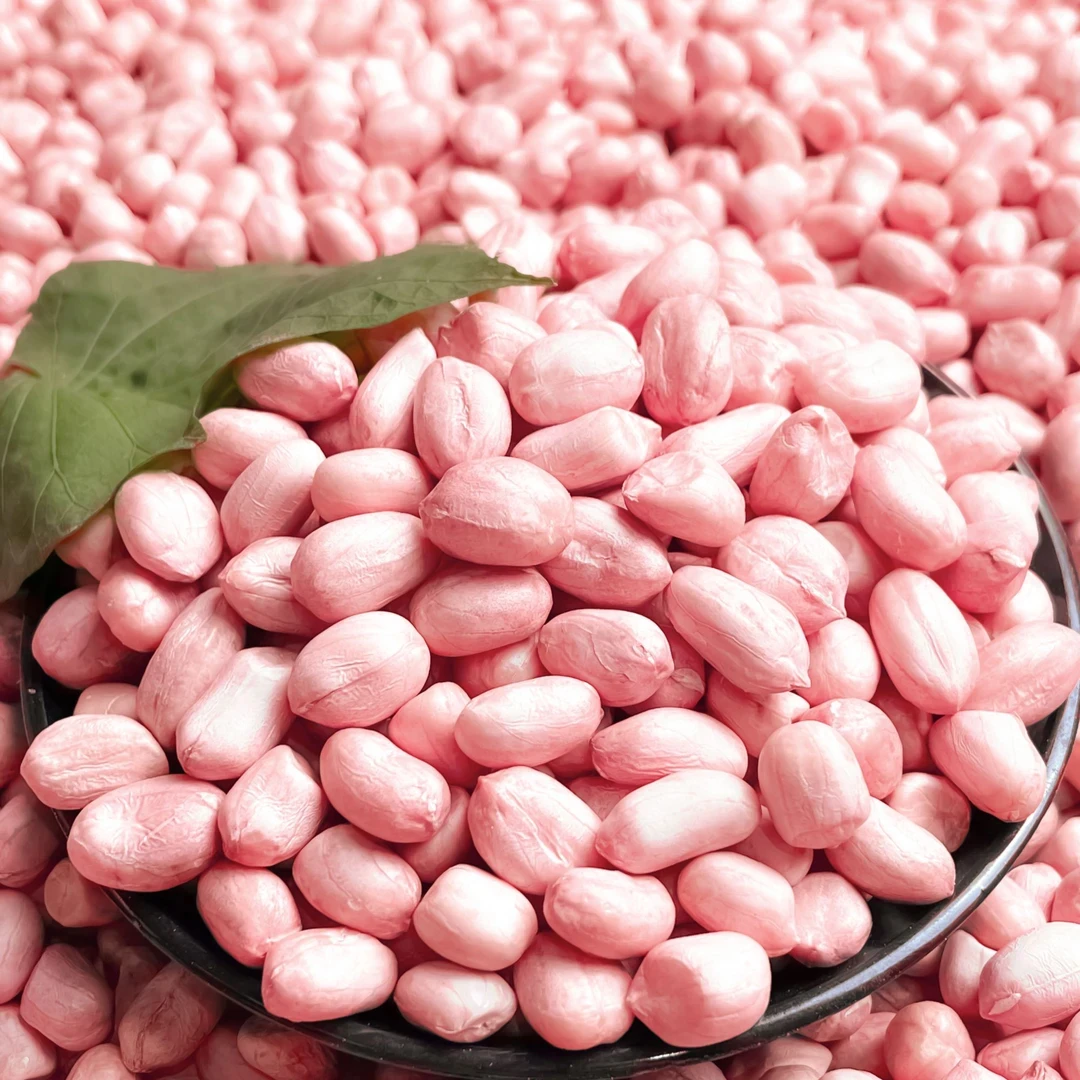 2025年【净重发货】新花生米现剥精选无壳新货粉皮新鲜大粒白沙花