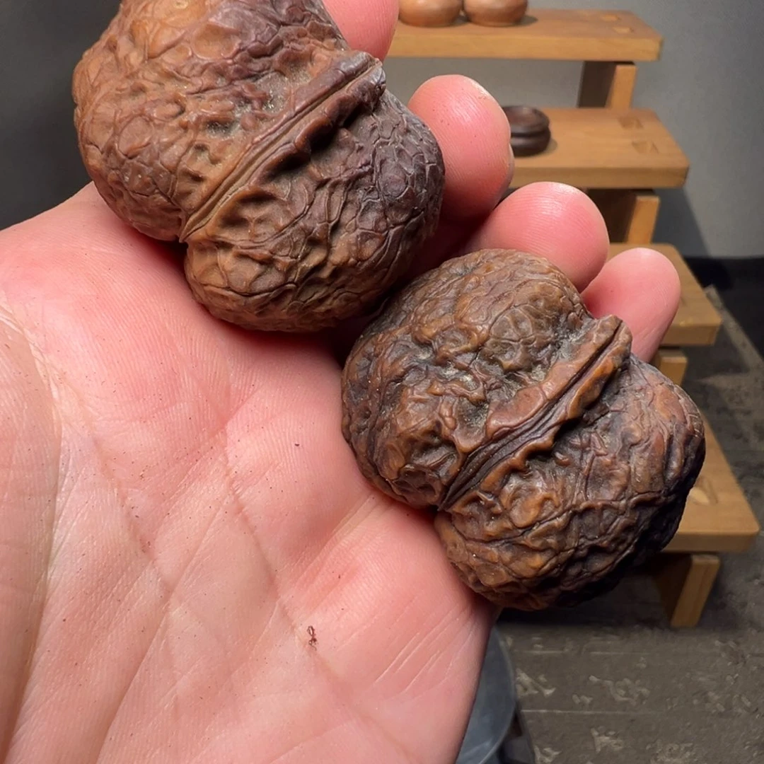 吊坠文玩核桃秦权44mm