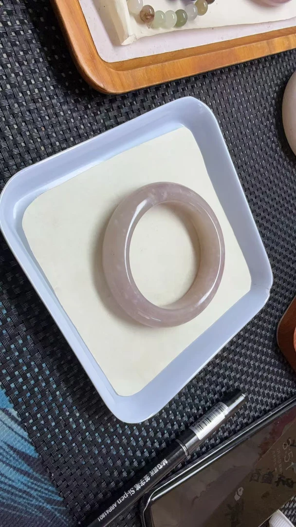 冰透时尚紫色手镯