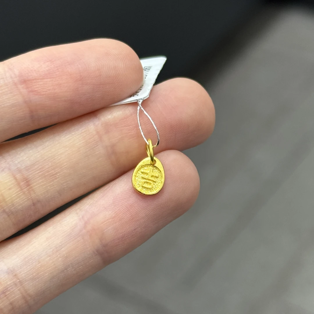 吉牌滴溜吊坠足金999