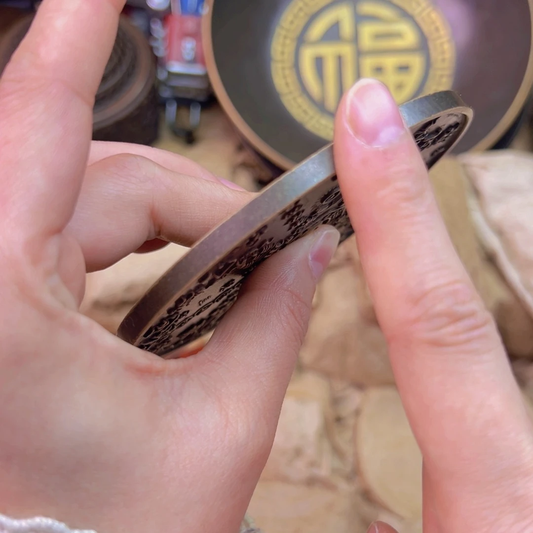 原矿风磨铜铜镜一个