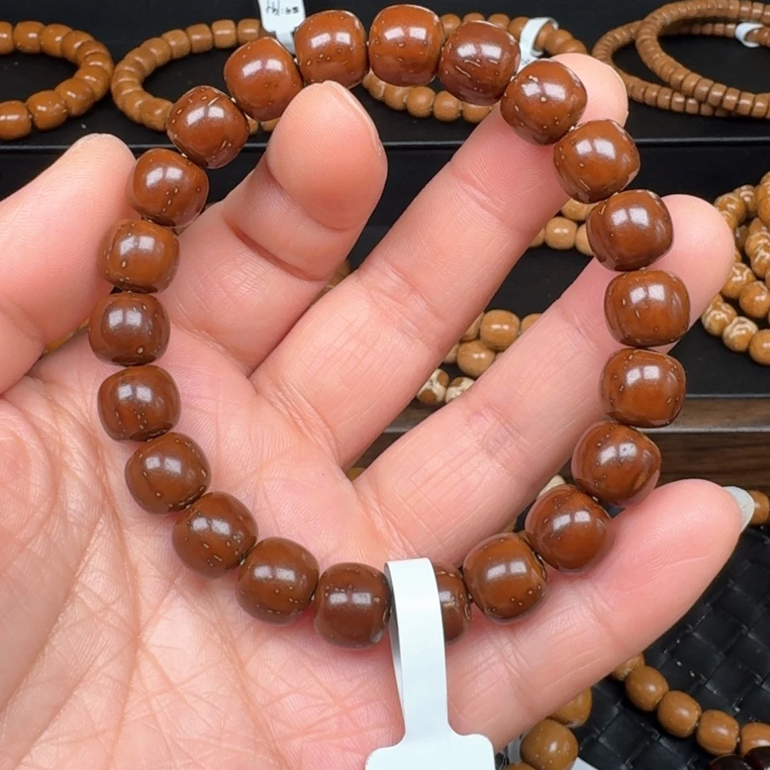 手串紫金鼠10.1实心弧切老型红皮老料（双11大促）G43