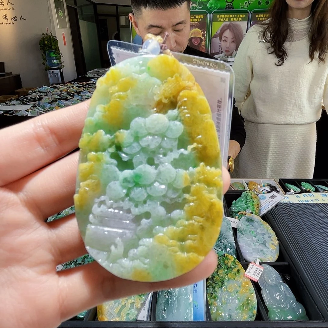 颈饰未镶嵌翡翠翡翠