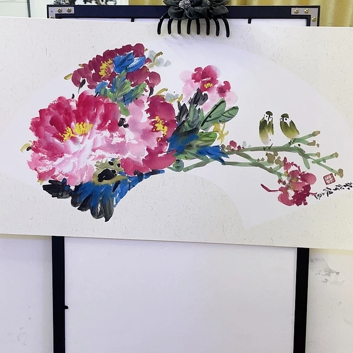 国画张圣敏先生纯手绘作品