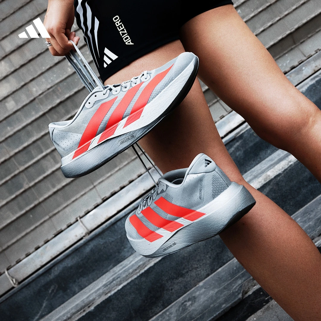 阿迪达斯官方adizero Evo SL竞速美学超轻缓震马拉松跑鞋女KI3383