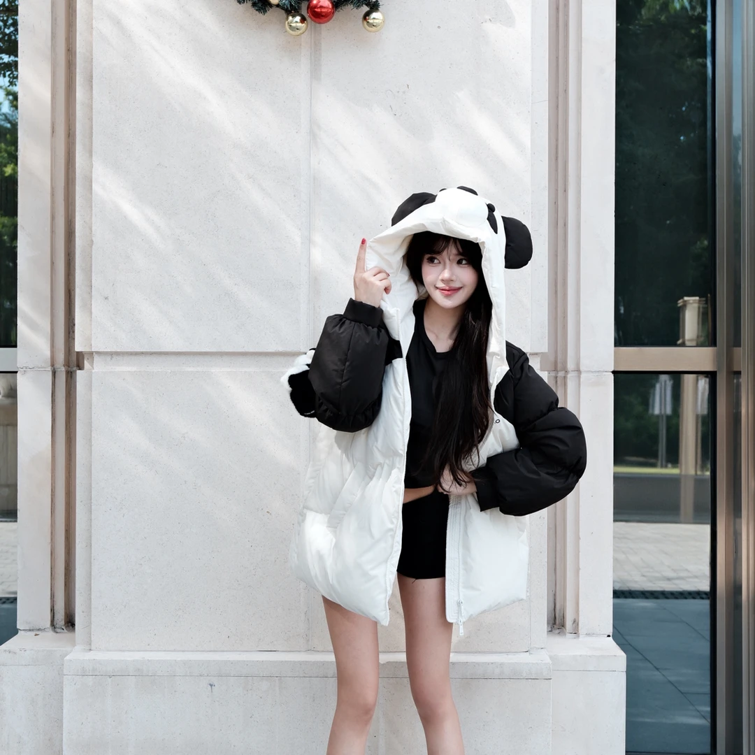 13DE  2025新款熊猫小熊玩偶羽-3680