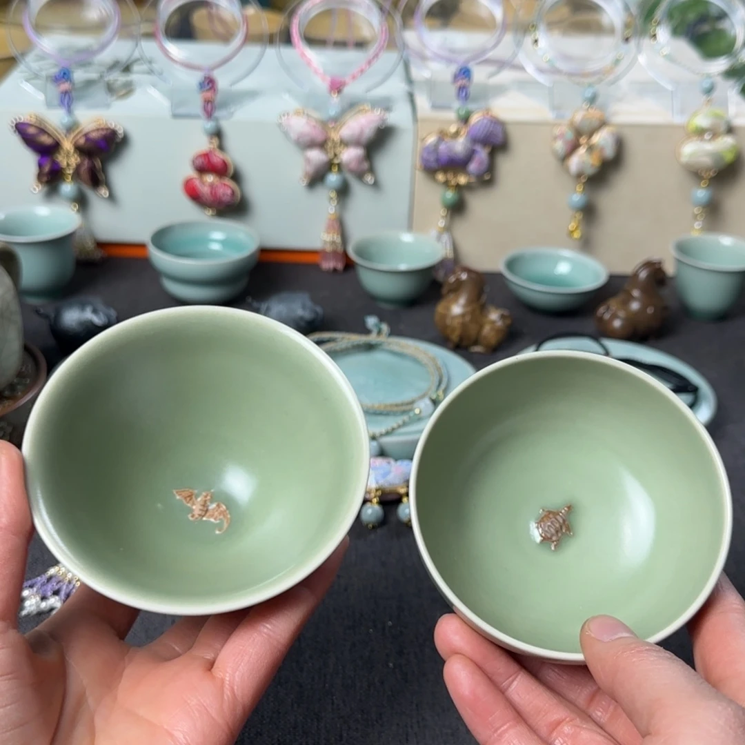 一个精品一个微瑕手工茶器手工茶器