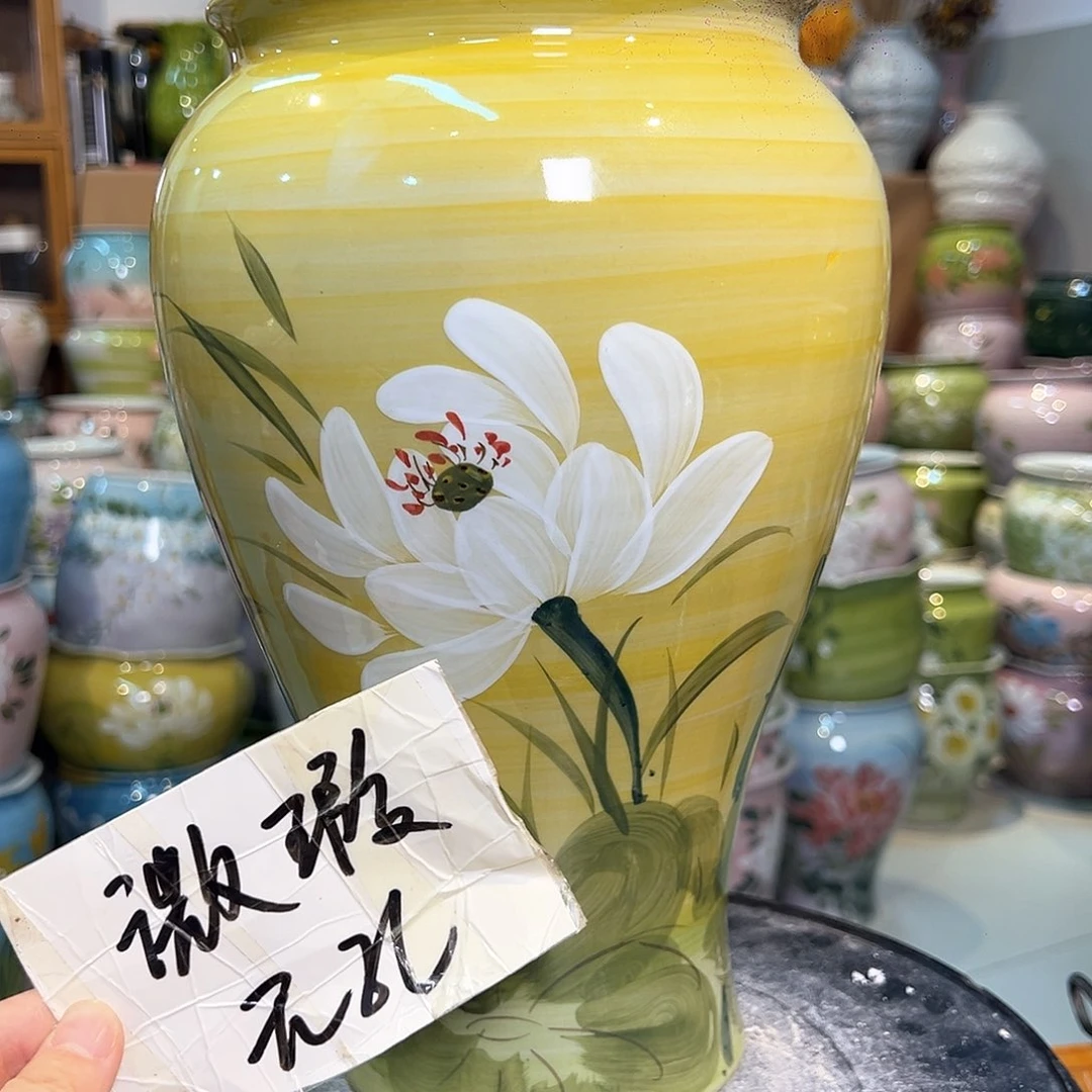 景德镇花盆花器瑕357