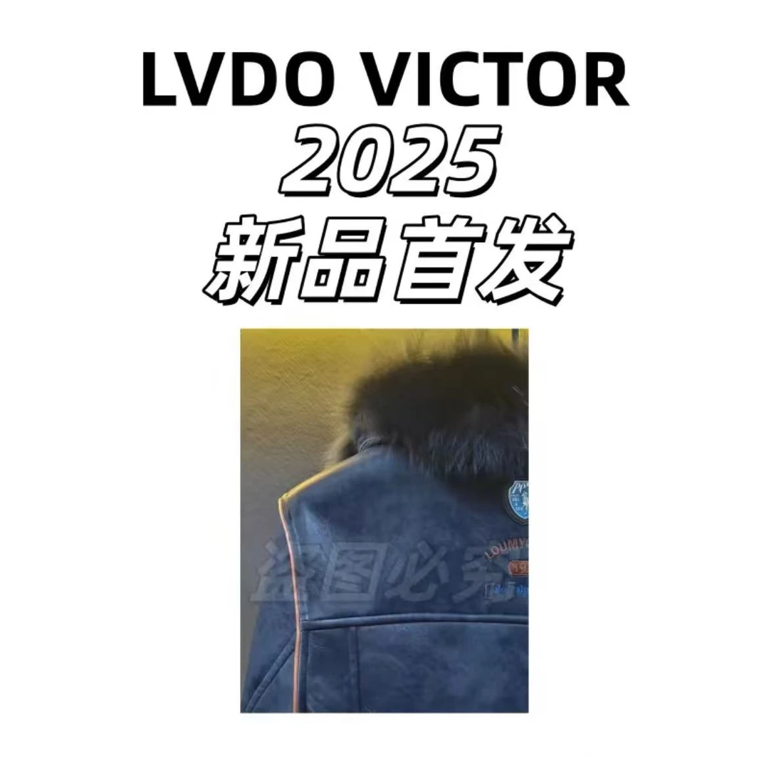 【阿光】2025秋冬新款羊羔绒皮衣外套350-1