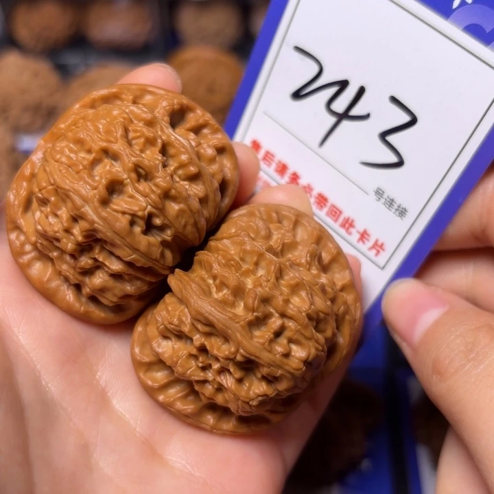 把件文玩核桃45白狮子243