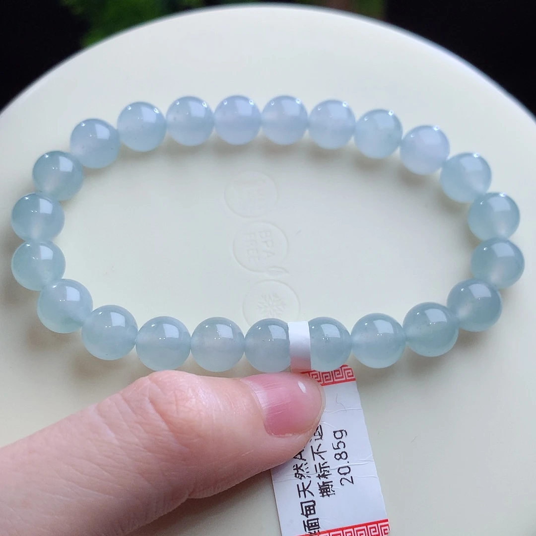 翡翠未镶嵌手串卡8