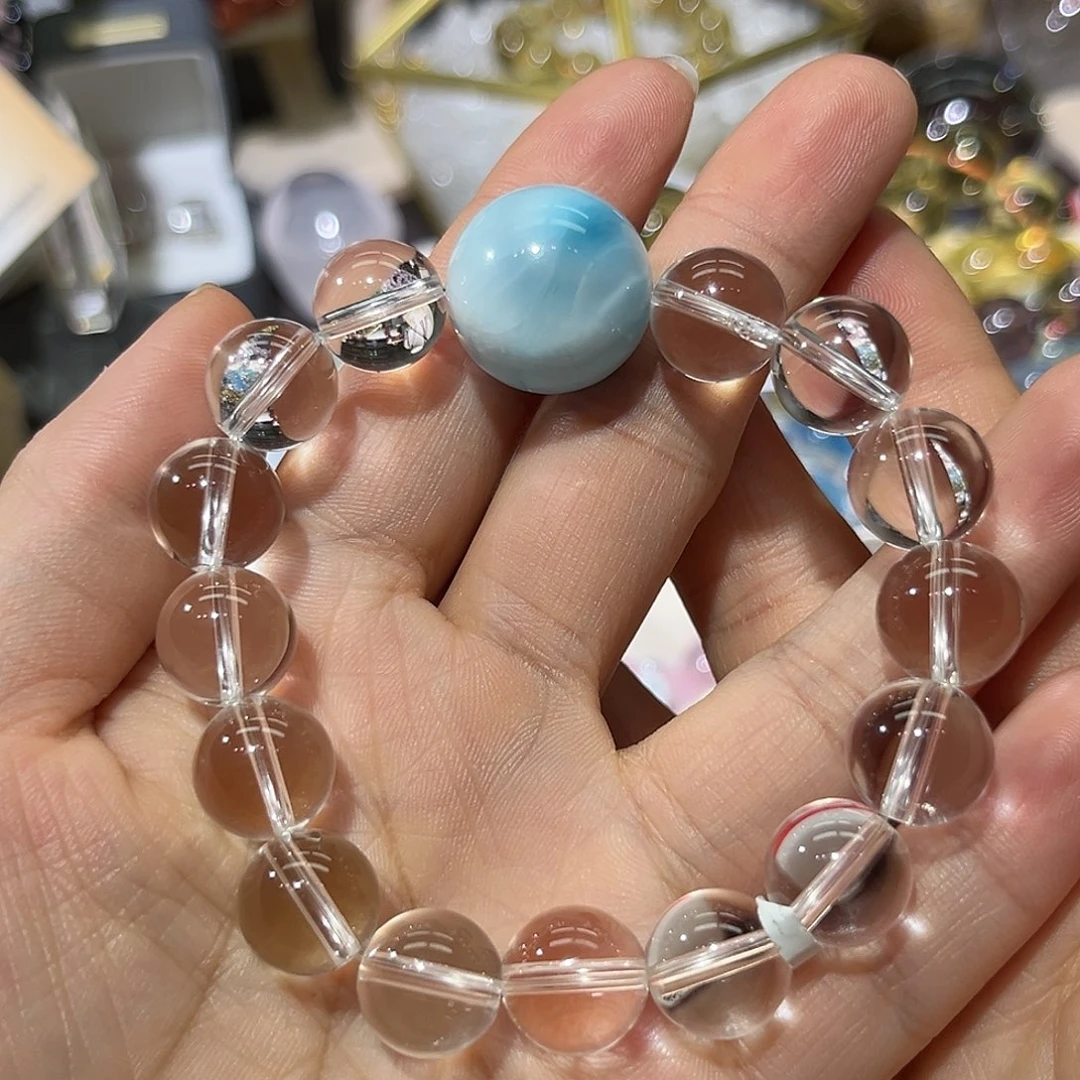 【闪购商品】针钠钙石（海纹石）手链未镶嵌手串