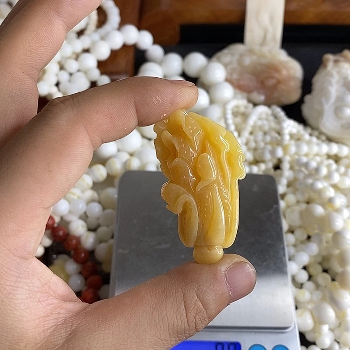 手串/手链贝壳白菜吊坠花梨木