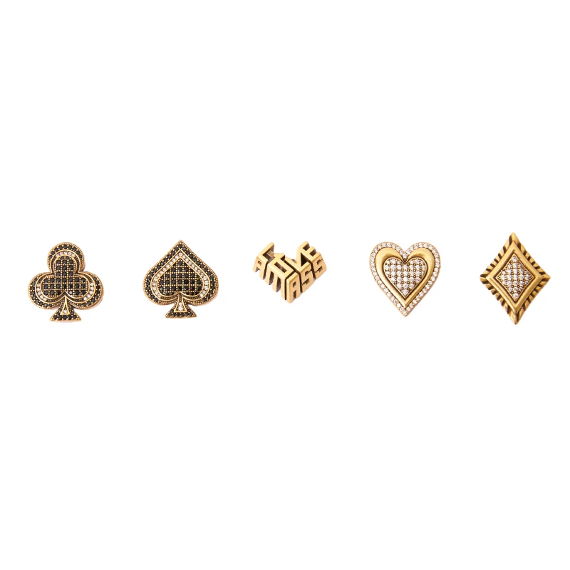 合金合成锆石胸针 阿玛施AMASS个性百搭五件套胸针配饰5900528