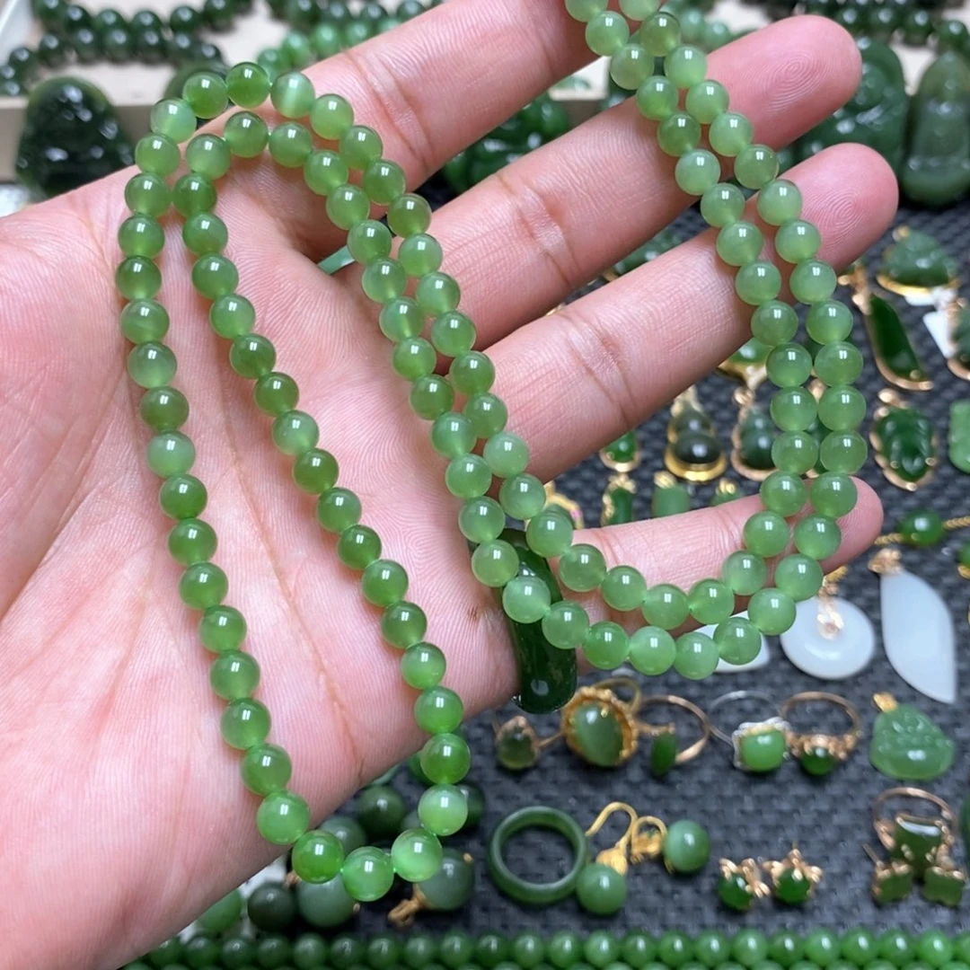 和田玉（碧玉）未镶嵌颈饰