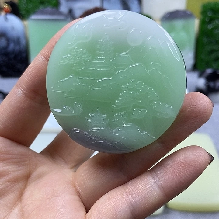 颈饰未镶嵌和田玉