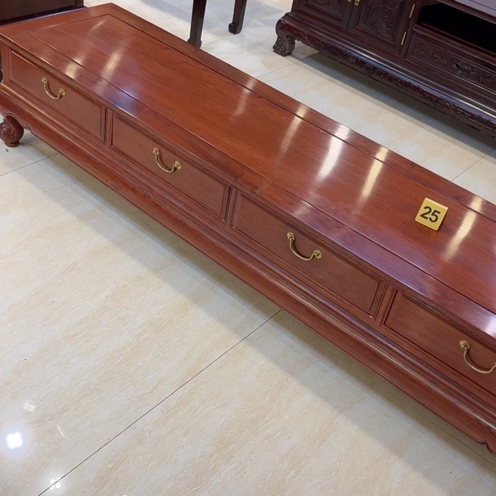 花梨木类柜类家具萧*士25号赞比亚小巴花198长电视柜