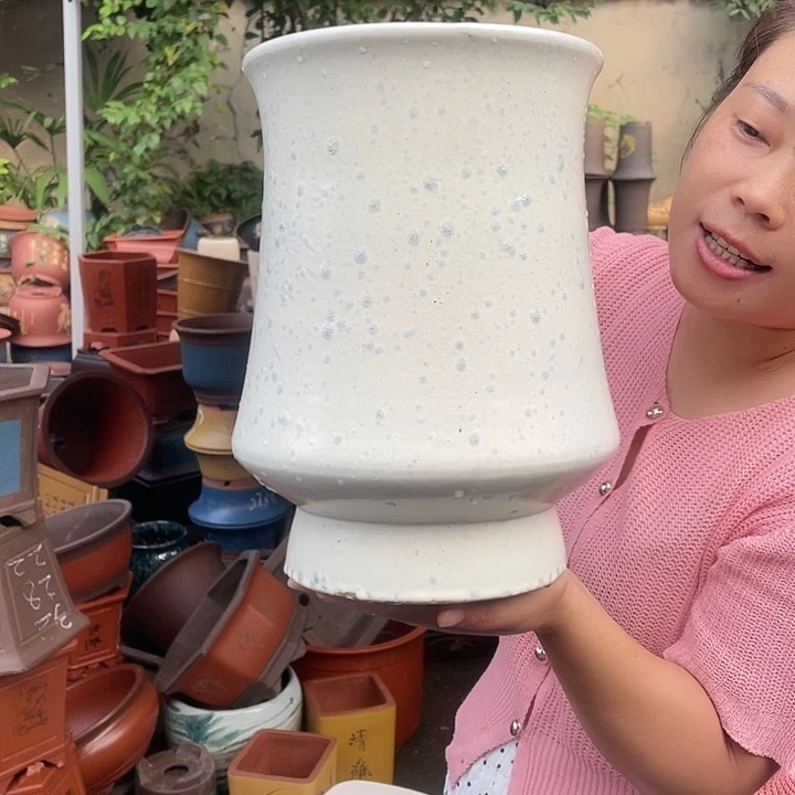 李白高脚花盆紫砂花盆紫砂花盆